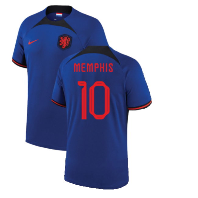 2022-2023 Holland Away Shirt (MEMPHIS 10)-SoccerKits Hub | Buy Soccer Jerseys Online